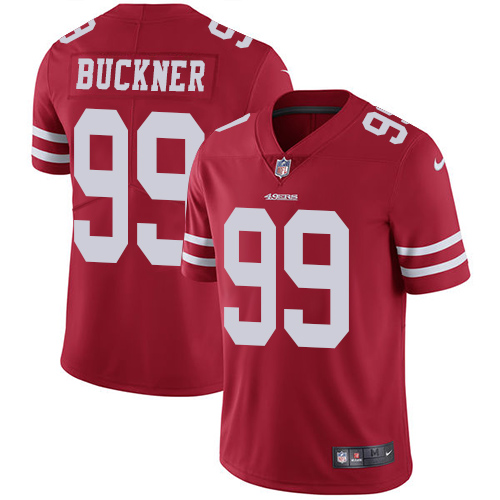 2019 men San Francisco 49ers #99 Buckner red Nike Vapor Untouchable Limited NFL Jersey->san francisco 49ers->NFL Jersey